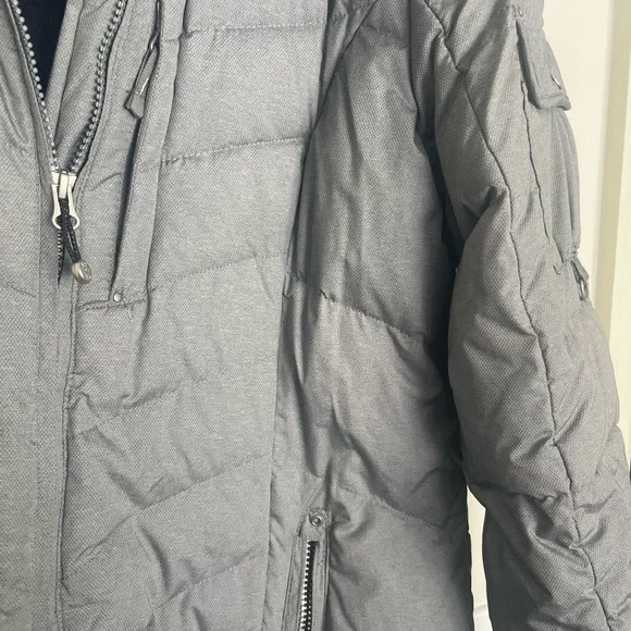 Eddie Bauer Women's Charcoal Puffer Jacket down XL EUC!! Down - Picture 4 of 9